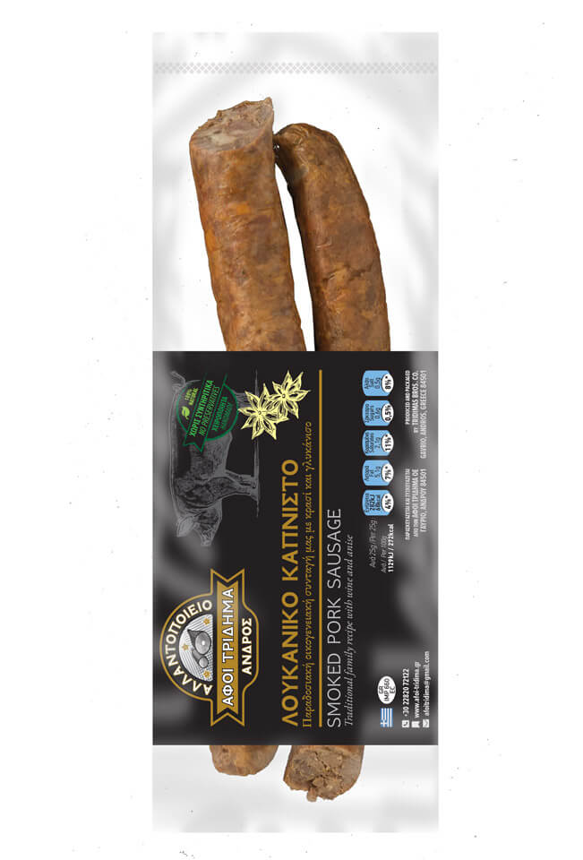 Smoked sausage with wine and anise