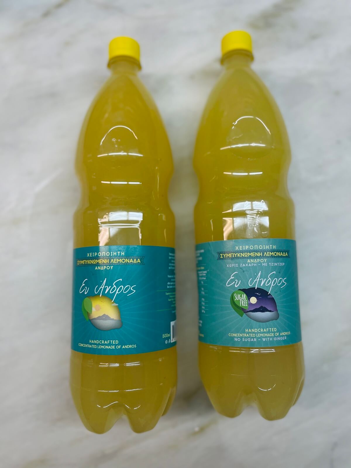 LEMONADE OF ANDROS , bottle 1.5 lt pet.